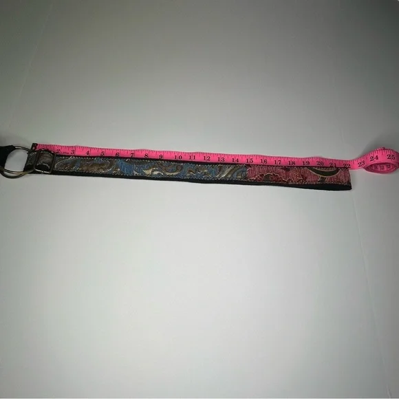 Just Be Blue and Green Crossbody Carpet Bohemian Bag with Geometric Pattern - Picture 15 of 16